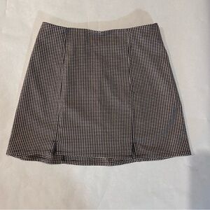 Urban Outfitters Black and White Check Pencil Skirt